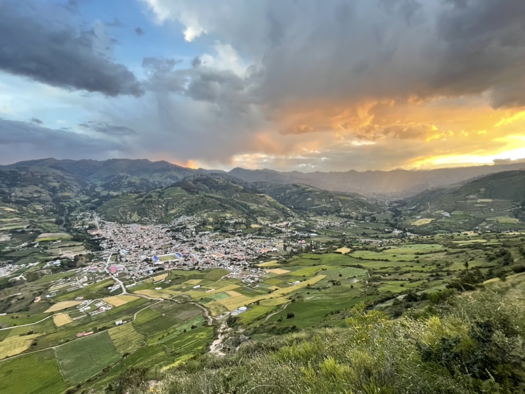 Vista de la naturaleza circundante